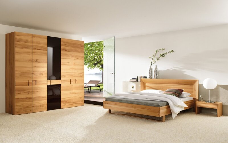 Wooden Bedroom Furniture — Beige, Serene, Afternoon