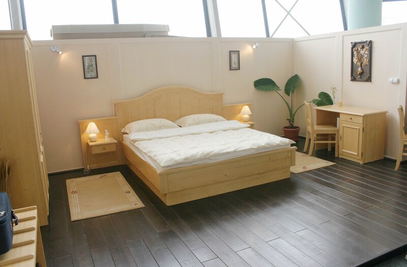 Wooden bedroom furniture set