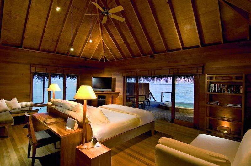 Wooden Bedroom with Ocean View