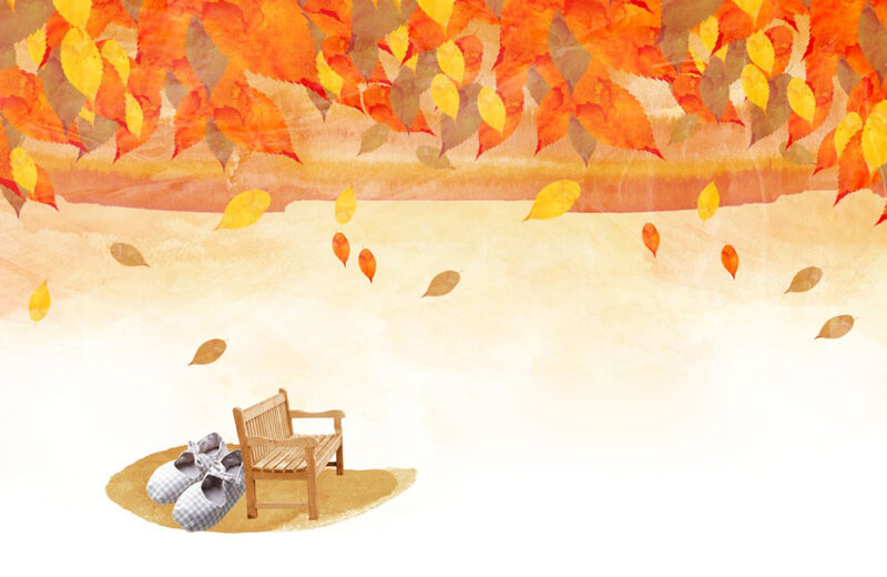 Wooden Bench with Shoes