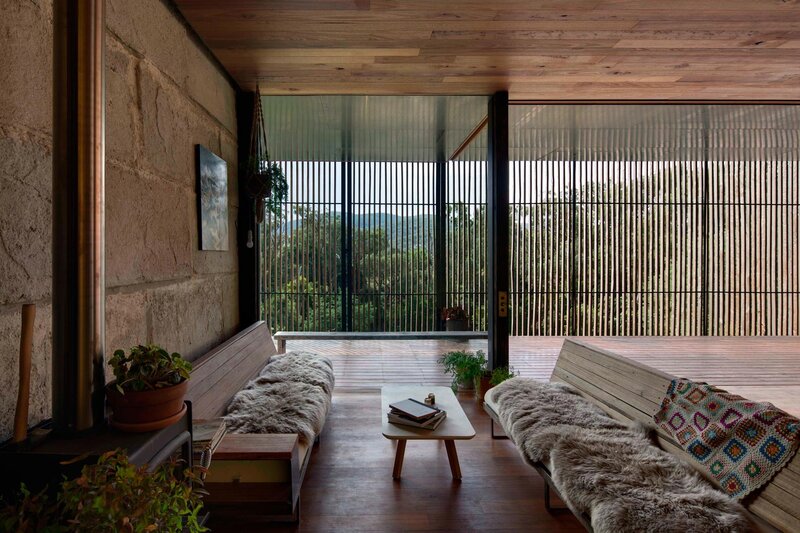 Wooden Benches in Room