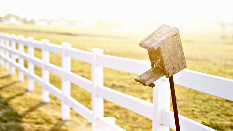 Wooden Birdhouse — White