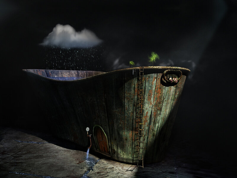 Wooden Boat House