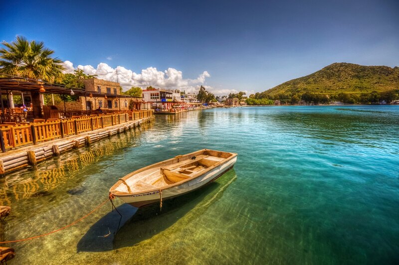 Wooden Boat in Harbor