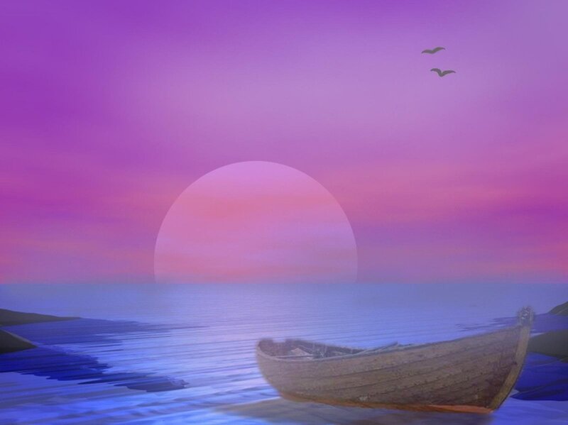 Wooden Boat on Water