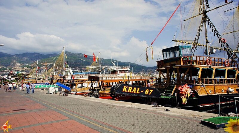 Wooden Boats at Harbor