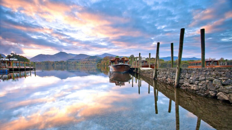 Wooden Boats at Lake Dock