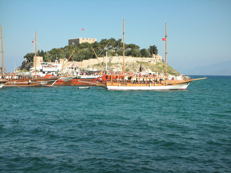 Wooden Boats in Harbor