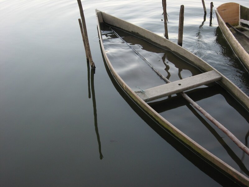 Wooden Boats in Water