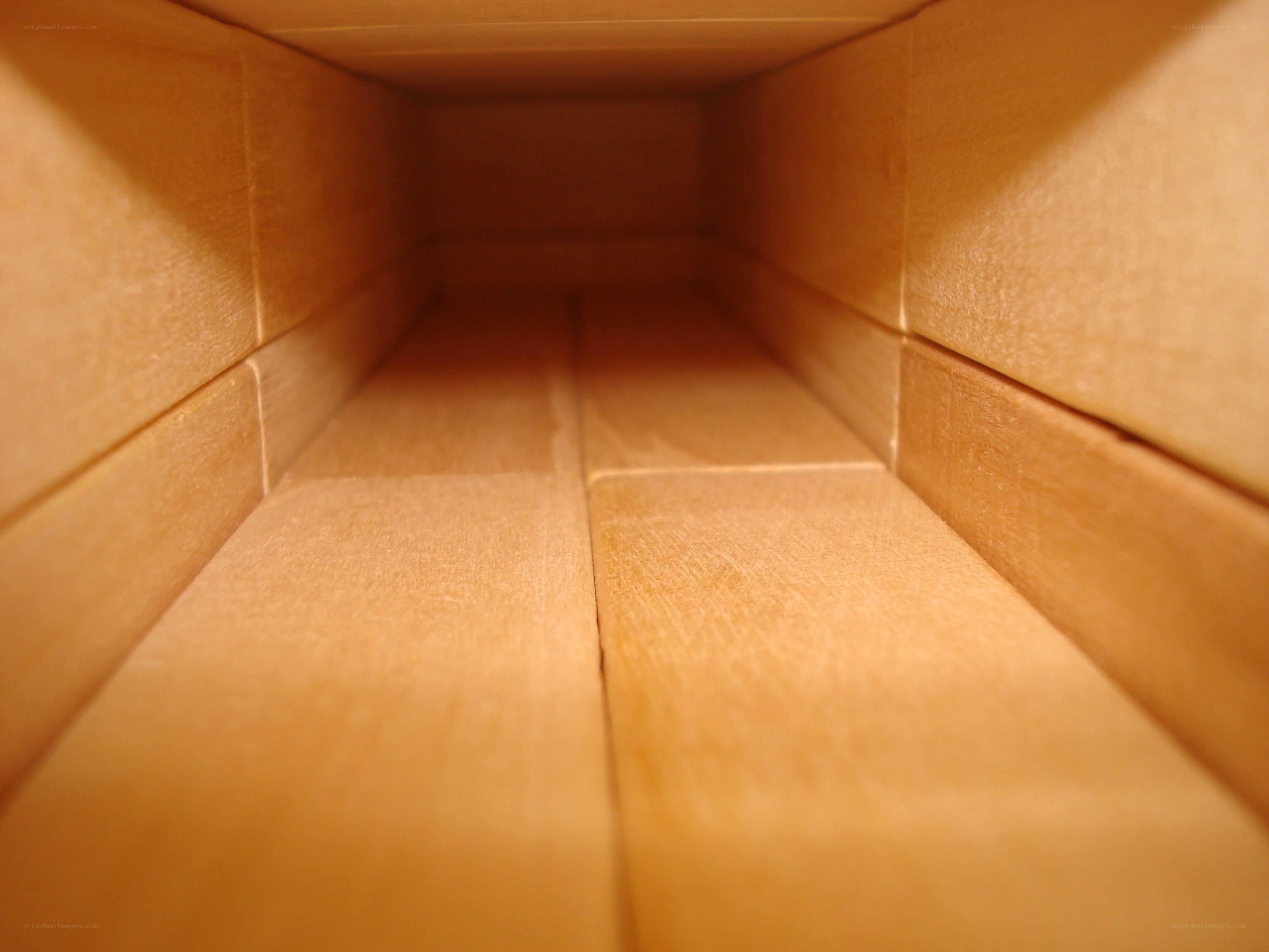 wooden box interior