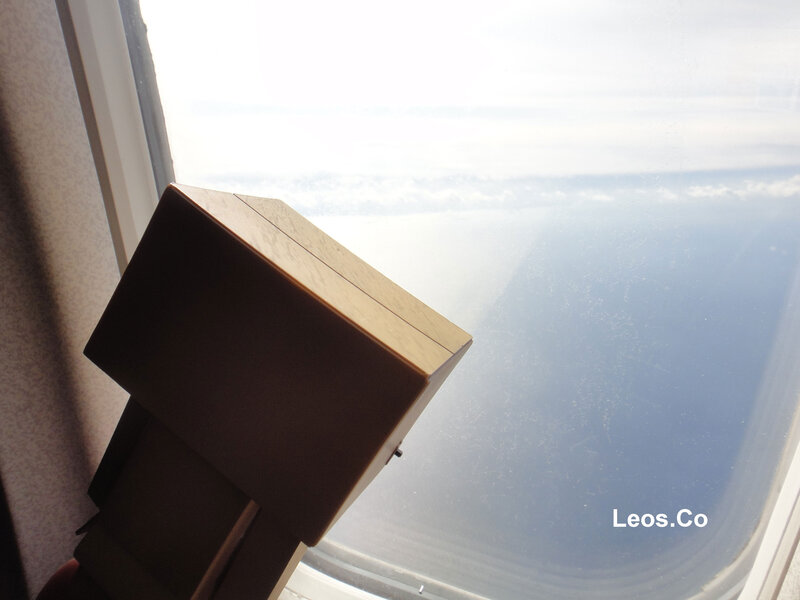 Wooden Box on Airplane