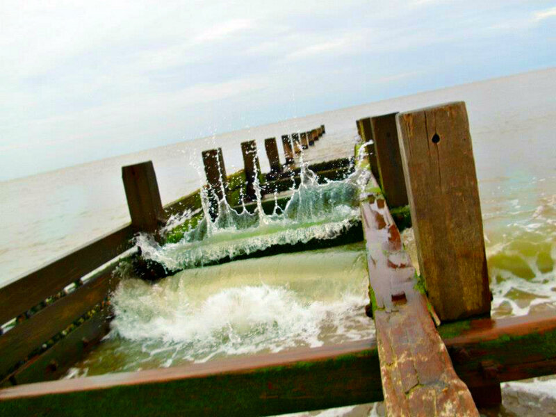 Wooden Breakwater Structure