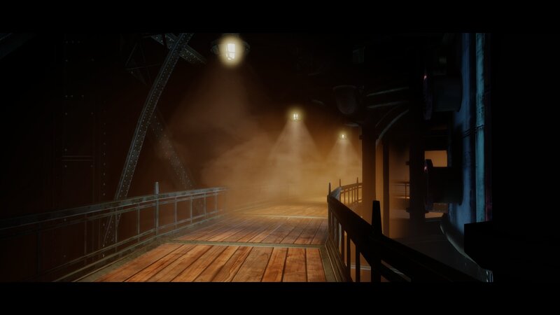 Wooden Bridge Interior