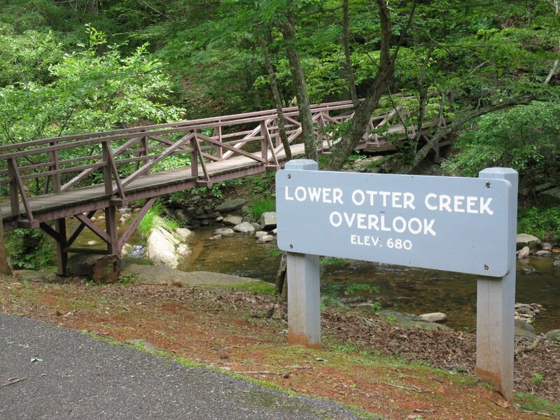 Wooden Bridge over Creek