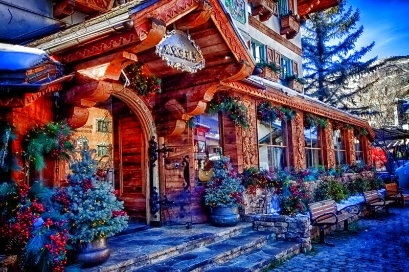 Wooden Building Facade — Brown