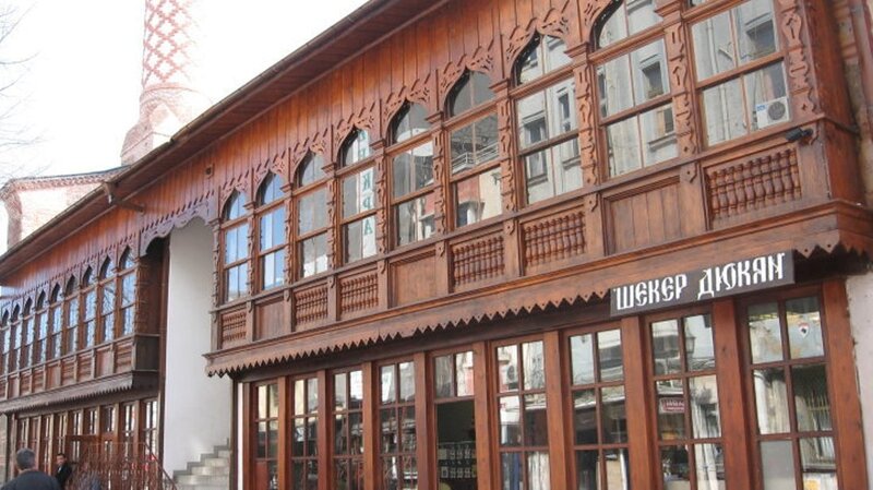 Wooden Building Facade