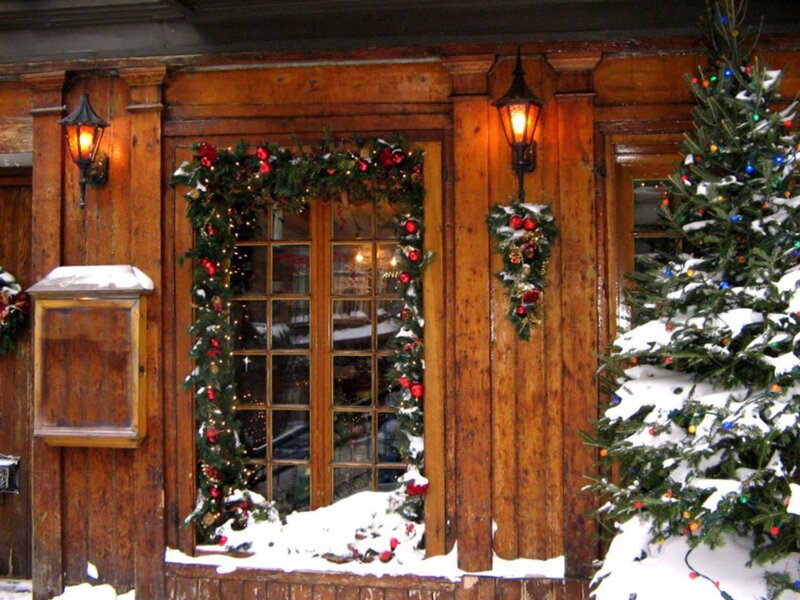 Wooden Cabin Entrance