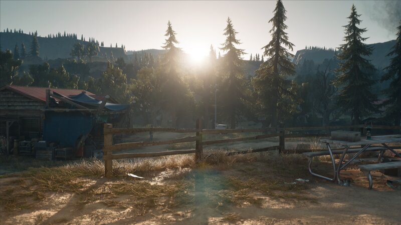 Wooden Cabin in Forest — Brown, Serene, Sunset, 3d Render