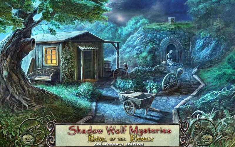Wooden Cabin in Forest — Green, Mysterious