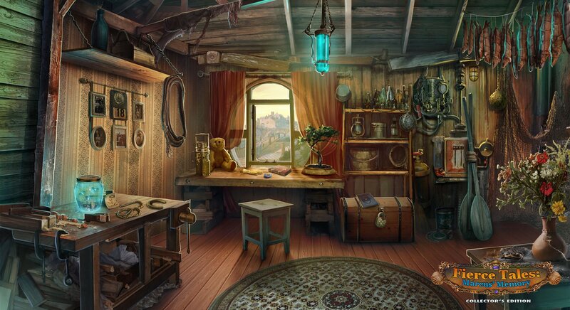 Wooden Cabin Interior — Brown, Cozy, Afternoon