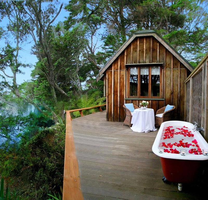 Wooden Cabin on Deck