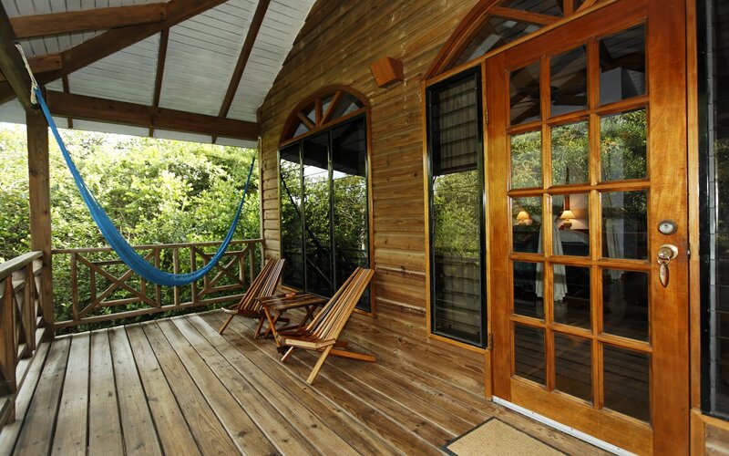 Wooden Cabin Porch