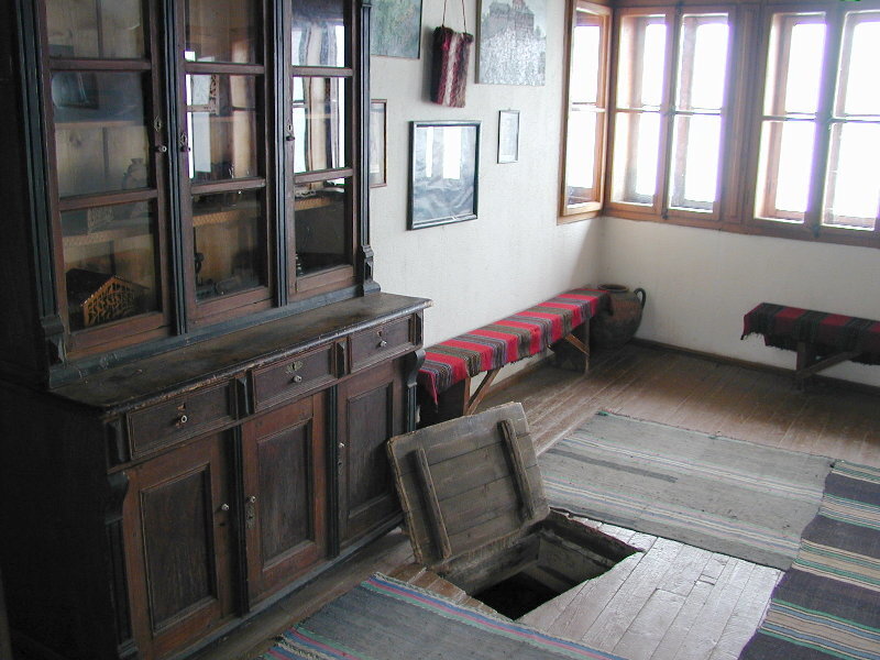 Wooden Cabinet with Trapdoor
