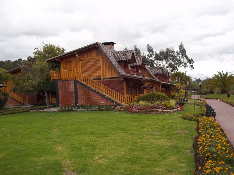 Wooden Cabins in Garden