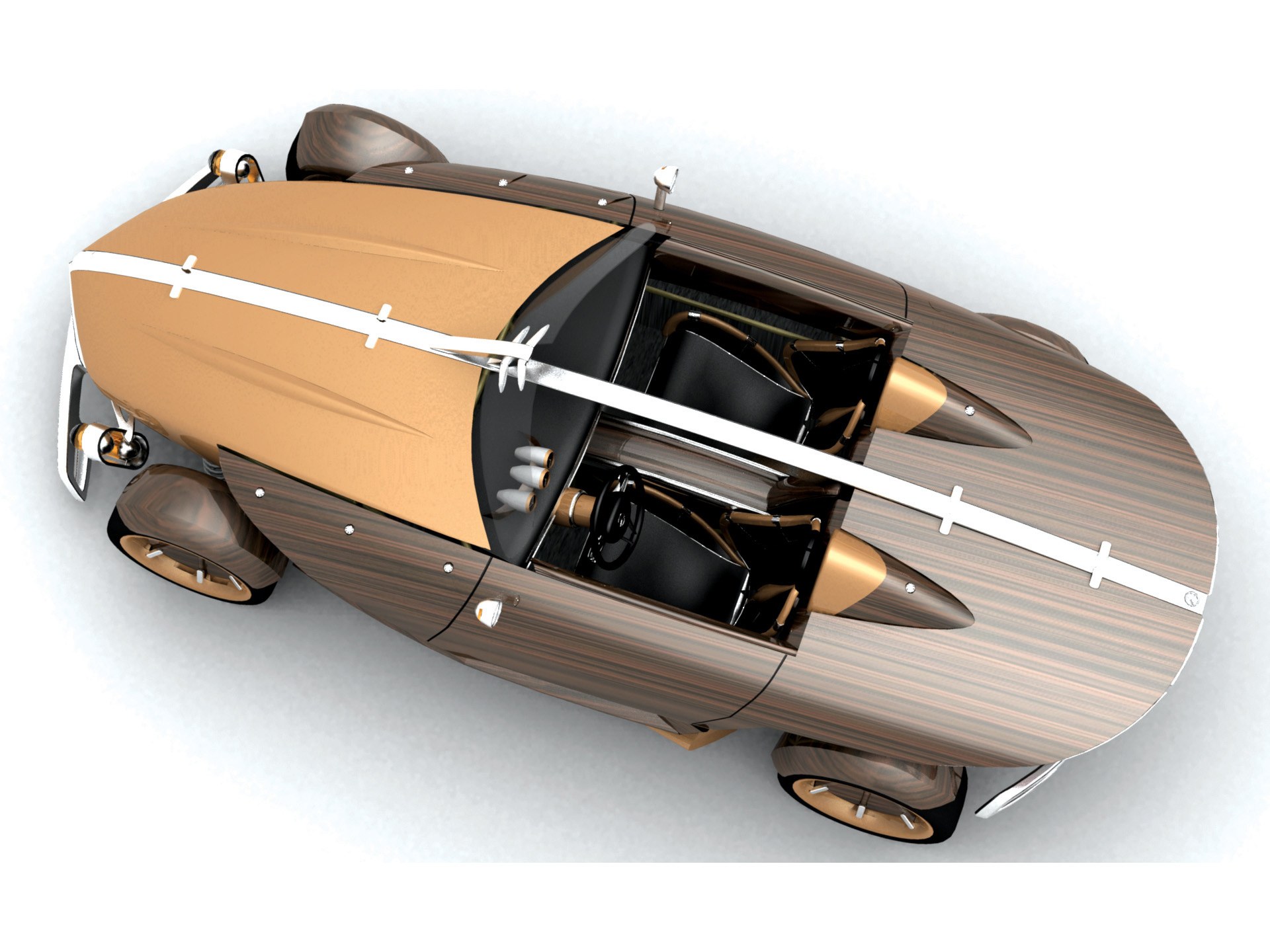 wooden car concept design