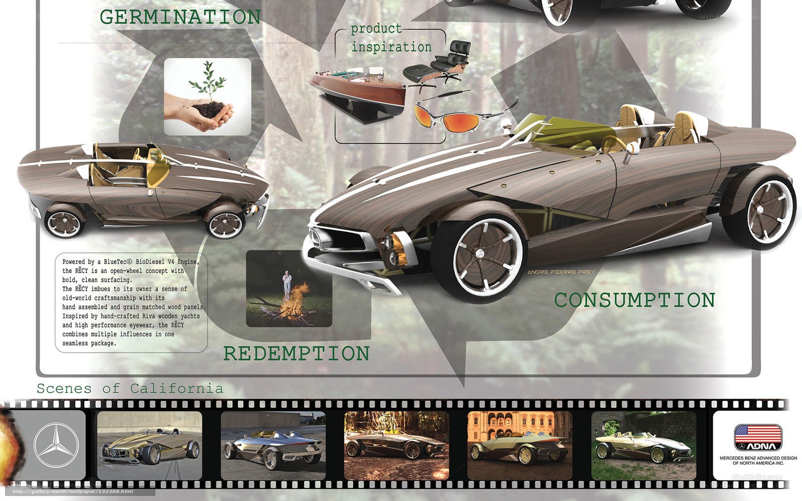 Wooden car concept design