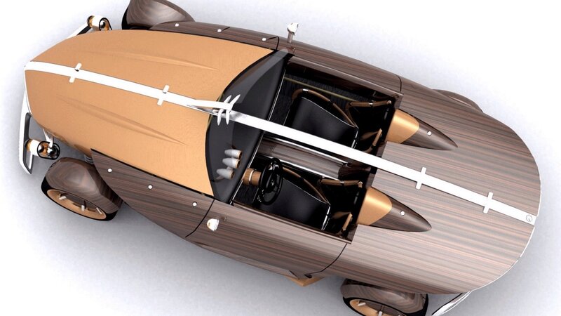 wooden car concept
