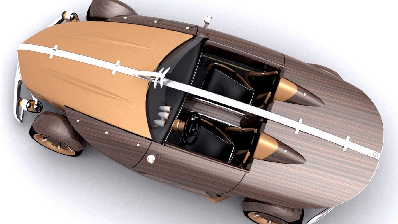 wooden car concept