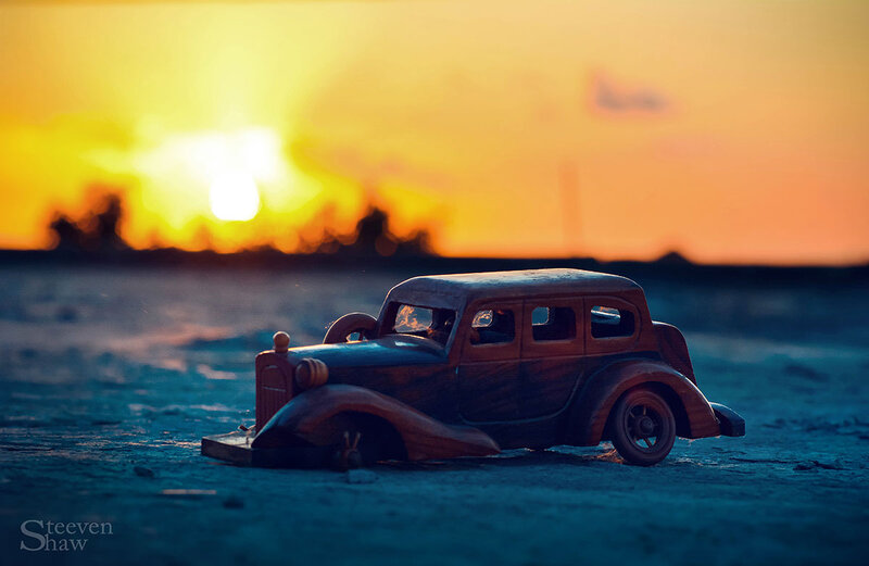 Wooden Car Model