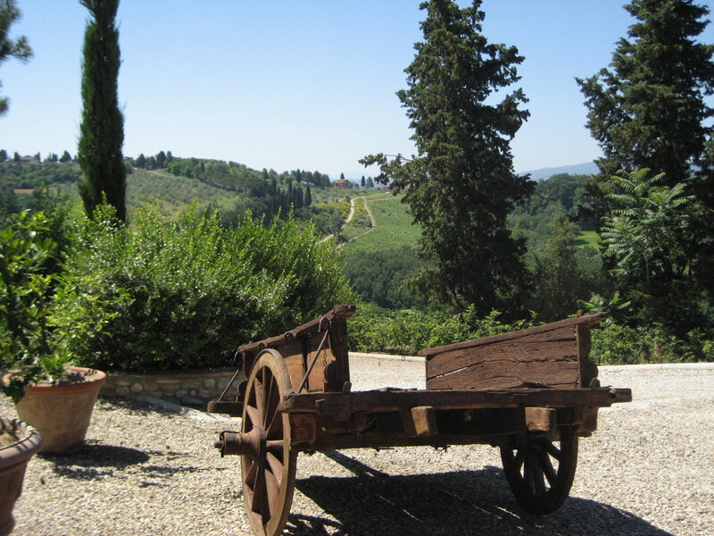 Wooden Cart in Garden