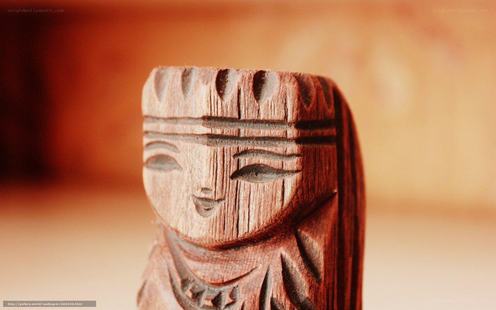 wooden carved figurine
