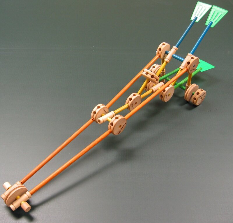 wooden catapult model