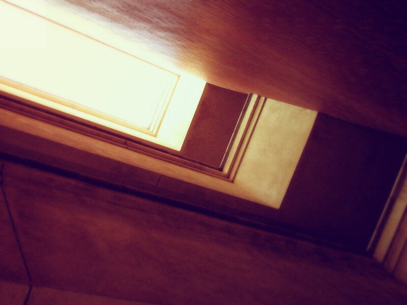 Wooden Ceiling with Light