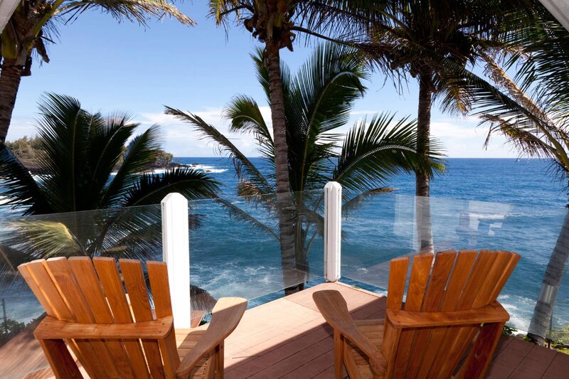 Wooden Chairs on Deck