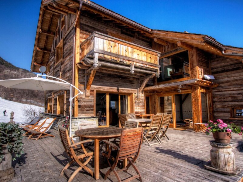 Wooden Chalet with Deck
