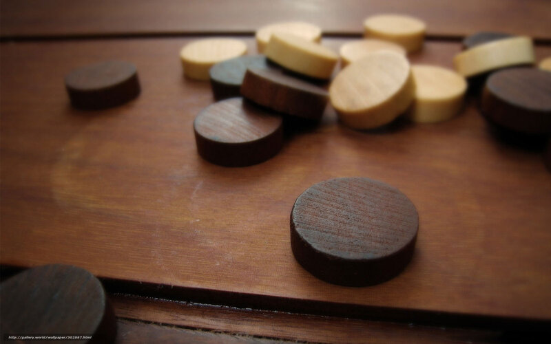 wooden checkers on board