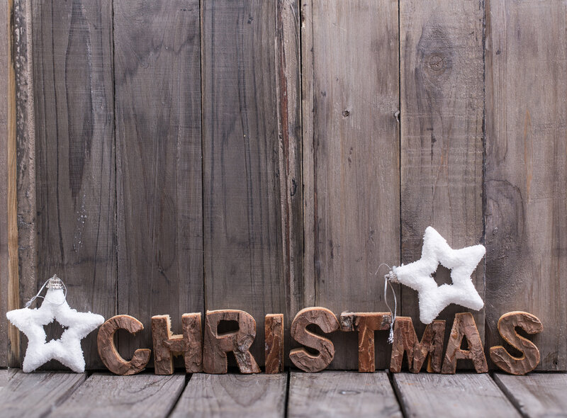 Wooden Christmas Letters
