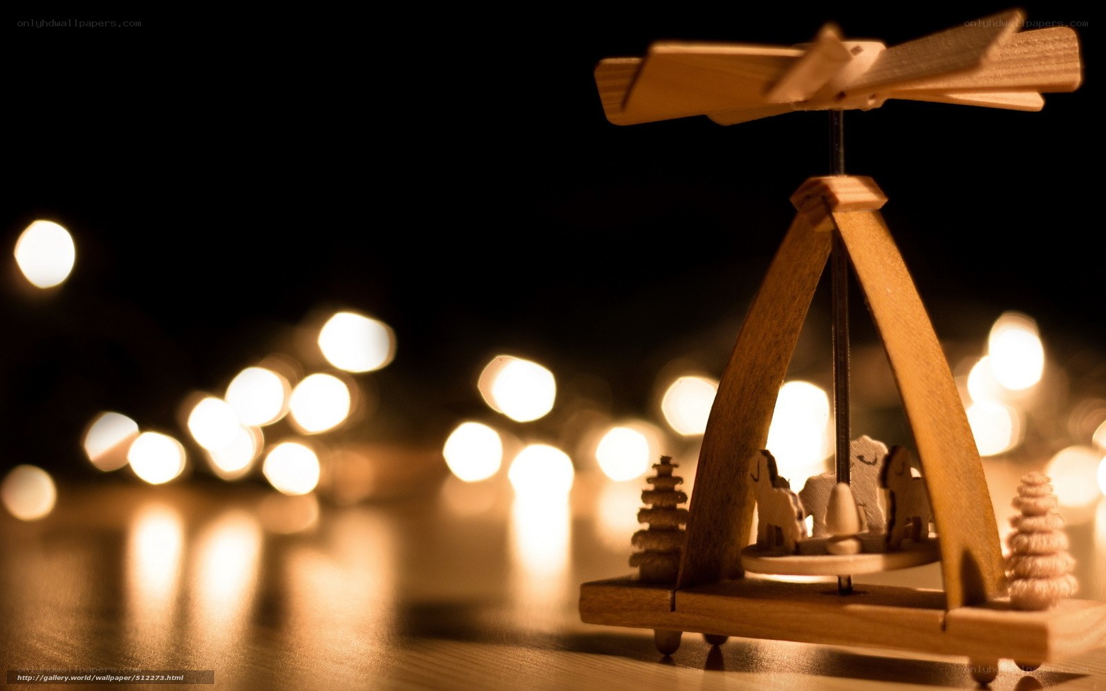 Wooden Christmas pyramid