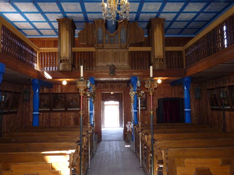Wooden Church Interior