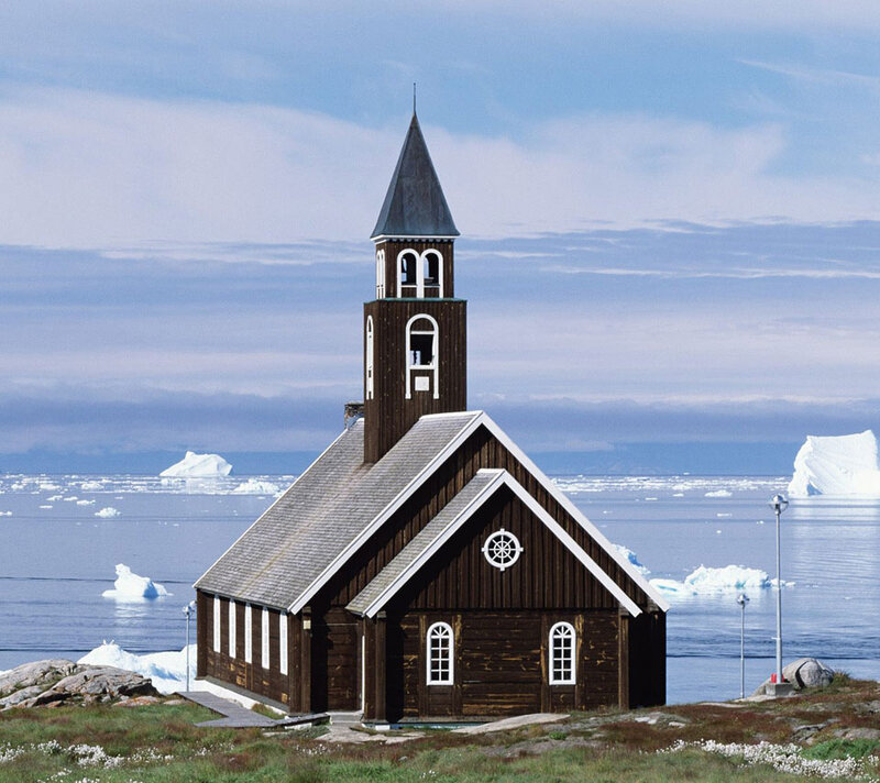 Wooden Church on Coast