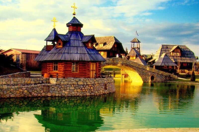Wooden Church on Island