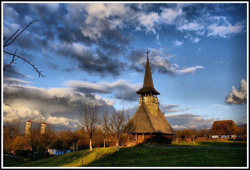 Wooden Church Steeple