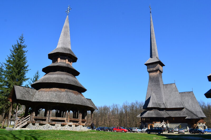 Wooden Church Towers — Blue