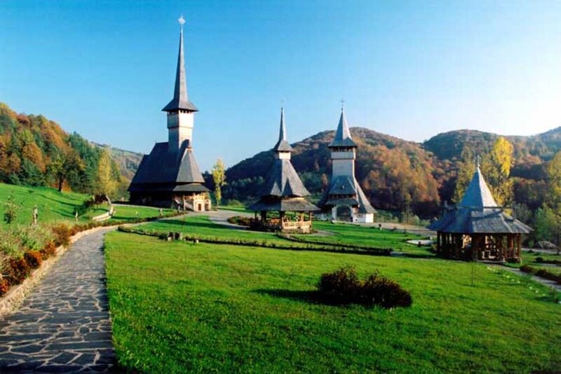 Wooden Churches in a Valley