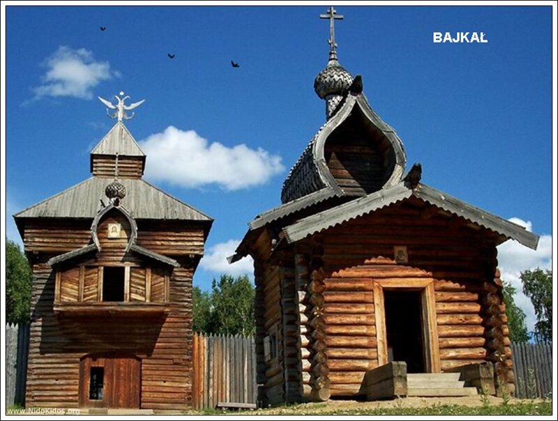 Wooden churches in Bajkal