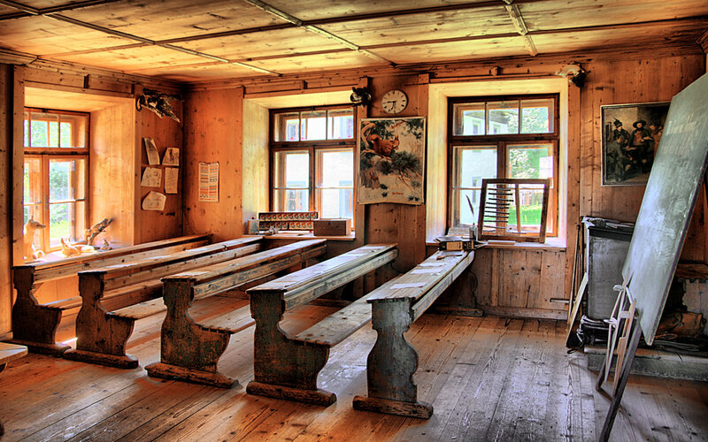 Wooden Classroom Interior